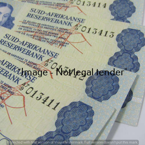 GPC de Jongh 2nd Issue both numbers series R2 bank notes - 10 UNC notes with consecutive numbers