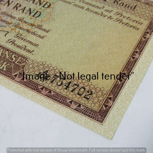 G Rissik 1st Issue R1 banknote uncirculated - very slight corner dent