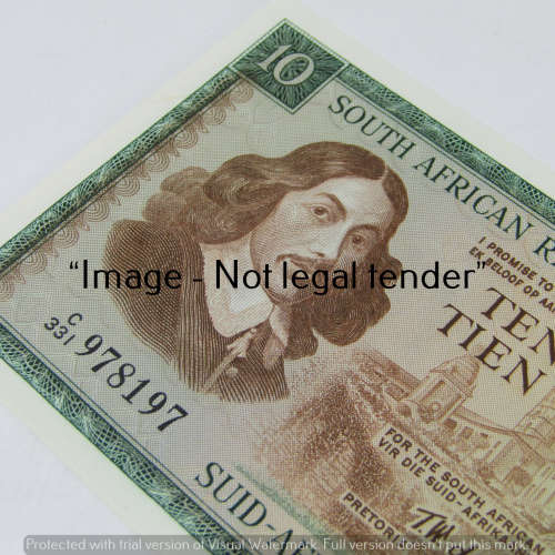 TW de Jongh 3rd Issue R10 bank notes - uncirculated