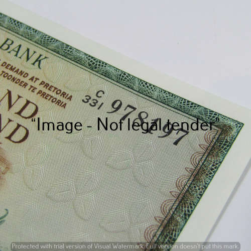 TW de Jongh 3rd Issue R10 bank notes - uncirculated