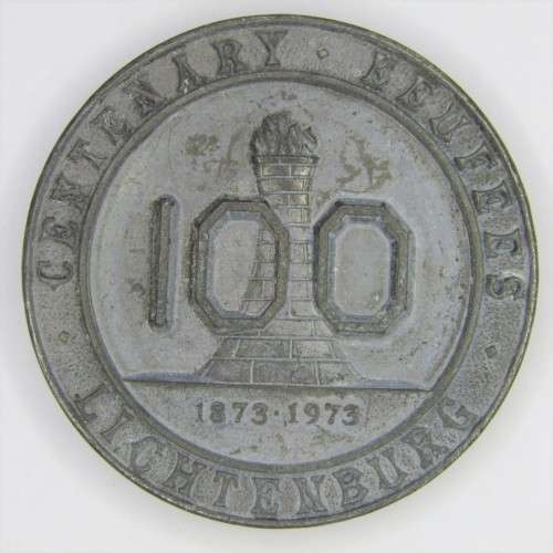 1973 Lichtenburg 100 years medallion