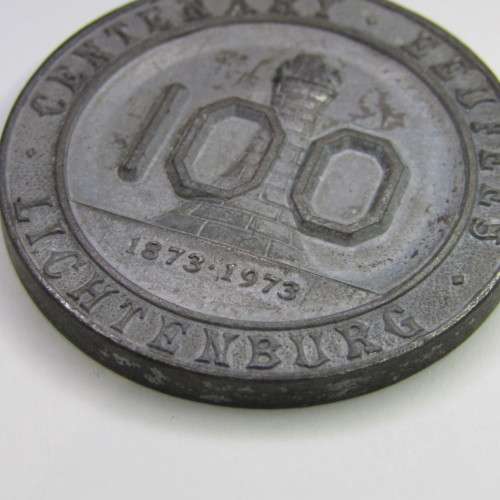 1973 Lichtenburg 100 years medallion