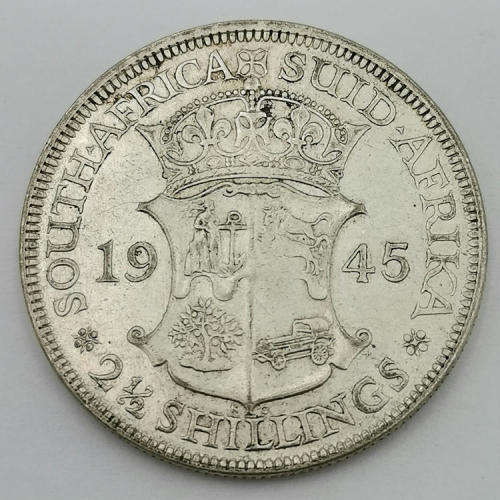 South Africa 1945 half crown EF
