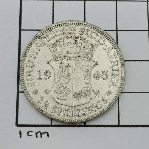 South Africa 1945 half crown EF