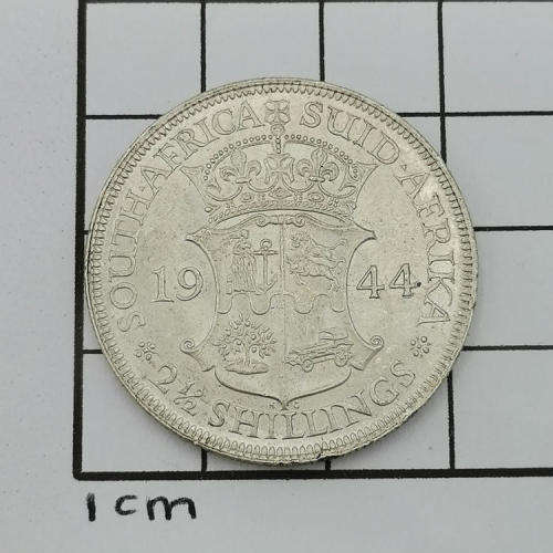 South Africa 1945 half crown AU +