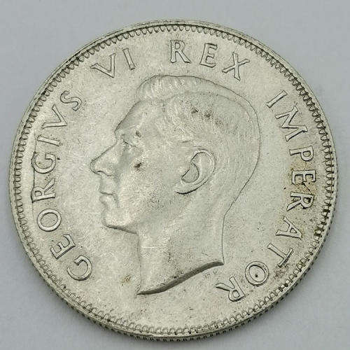 South Africa 1945 half crown AU or better