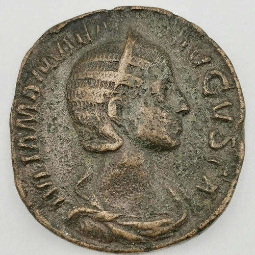 Roaman coin in excellent condition 17.8 gram - Julia Mamaea - mother of Alexander Sever
