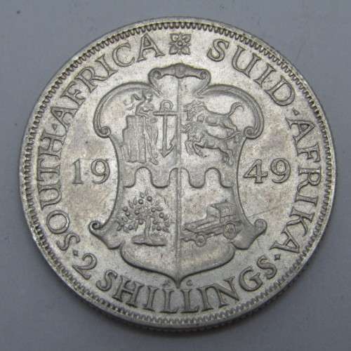 1949 SAU George VI Florin 2 Shilling - EF