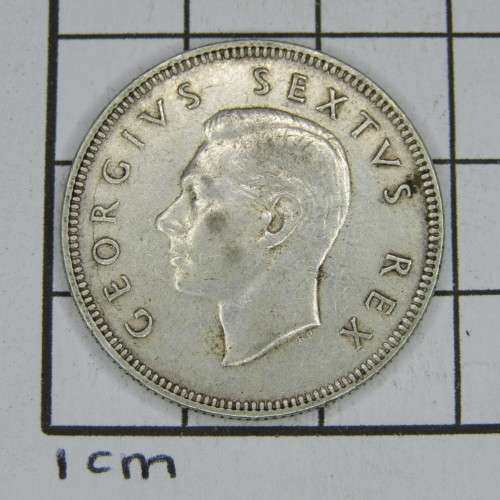 1949 SAU George 6 Florin 2 Shilling - VF+