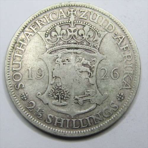 1926 ZAR George V half crown - Fine