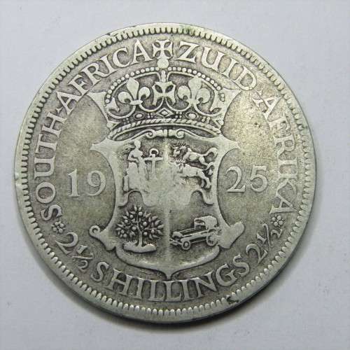 1925 ZAR half crown - scarce