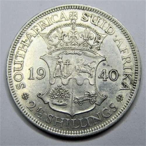 1940 SAU half crown - excellent with some lustre remaining
