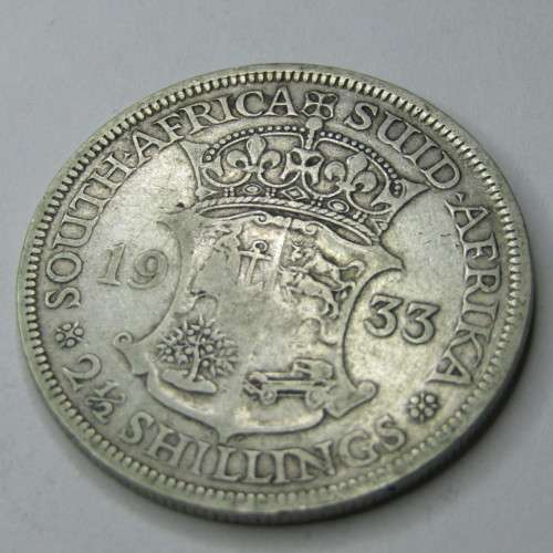 1933 SAU George V half crown