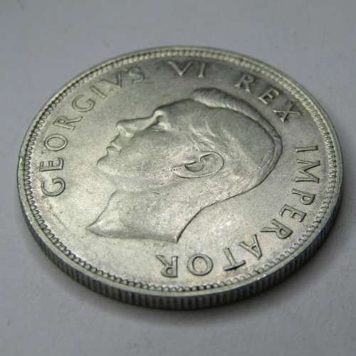 1941SAU George V half crown - aEF some lustre