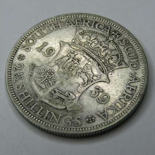 1939 SAU George V half crown - VF