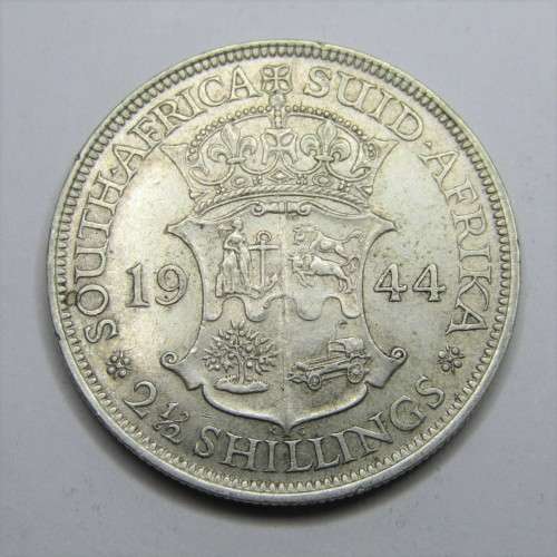1944 SAU George V half crown
