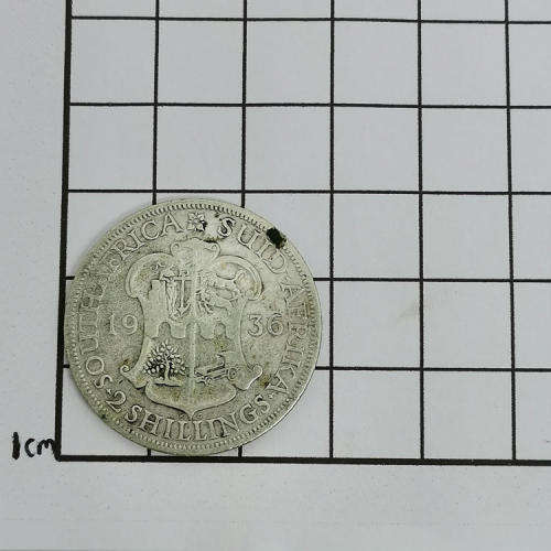 South Africa Lot of 8 George 5 Two Shilling coins - 1924,1926,1928,1929,1930,1932,1935 and 1936