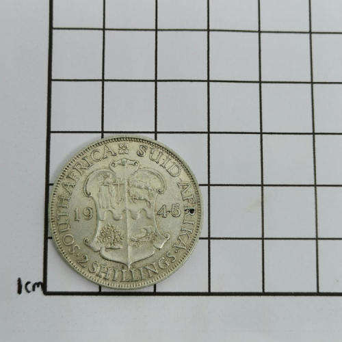 Lot of 9 South Africa 2 Shilling coins George 6 - 1937 to 1945 some VF - Excellent starter lot