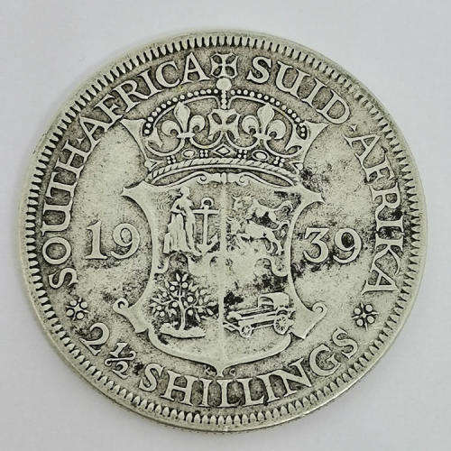 South Africa 1939 half crown