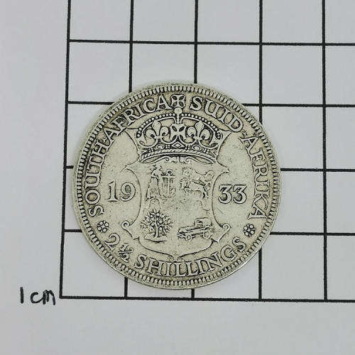 South Africa 1933 half crown VF