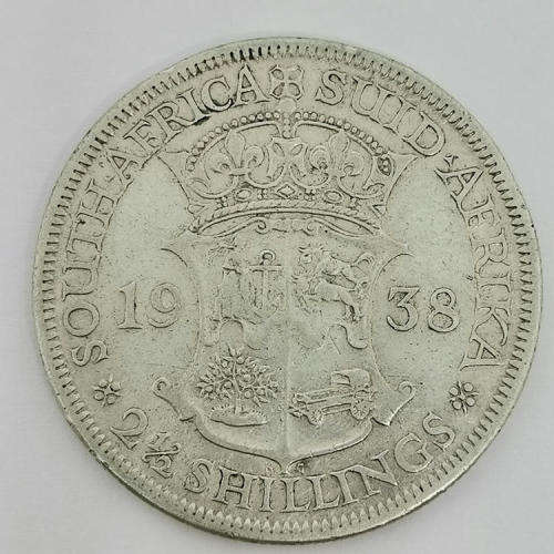 South Africa 1938 half crown VF