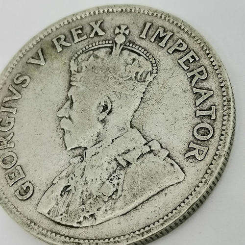 South Africa 1929 half crown Fine