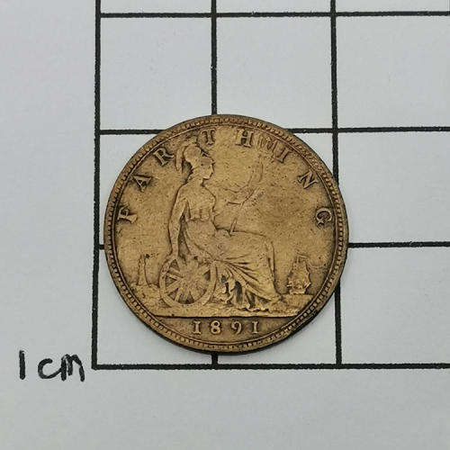 Great Britain 1891 Victoria farthing