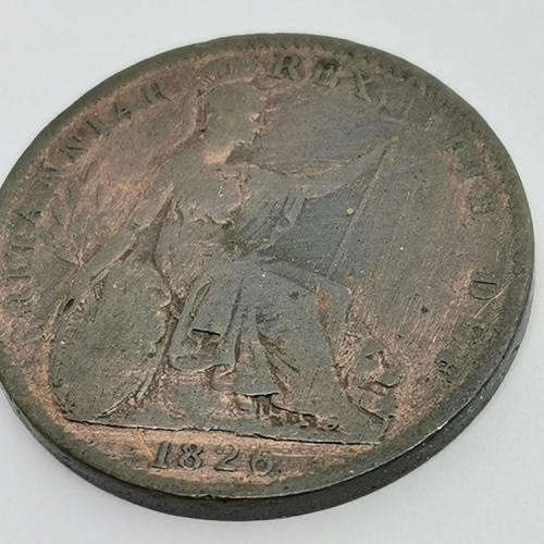 Great Britain 1826 George 4 farthing
