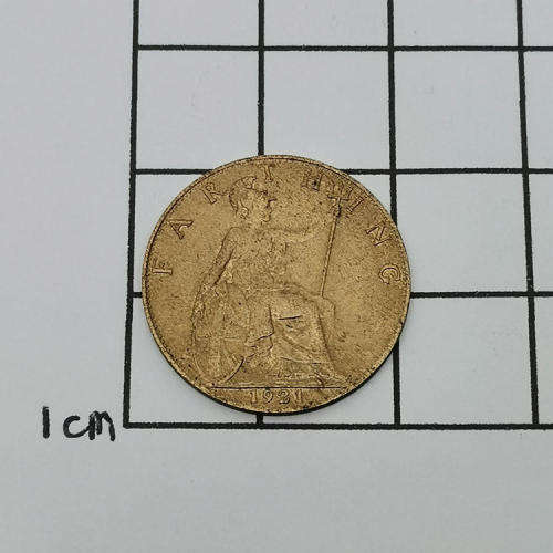 Great Britain 1919 and 1920 and 1921 farthings - all AU+