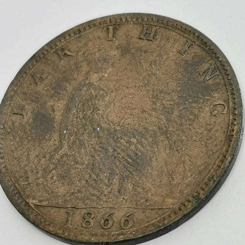Great Britain 1866 Victoria farthing