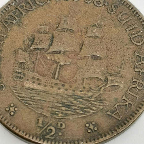 South Africa 1938 half penny VF+