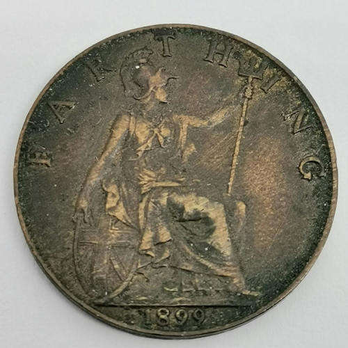 Great Britain 1899 Victoria farthing XF