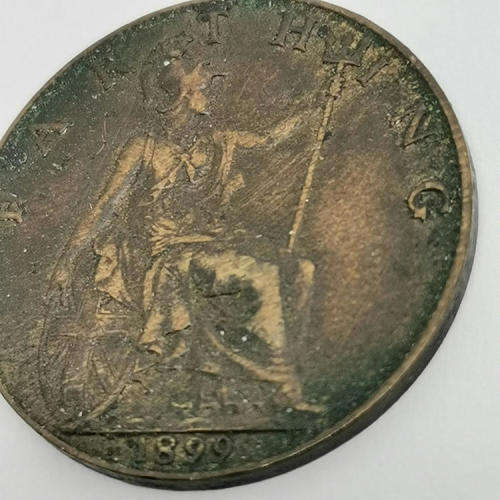 Great Britain 1899 Victoria farthing XF