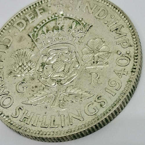 Great Britain 1940 Two shilling  AU+