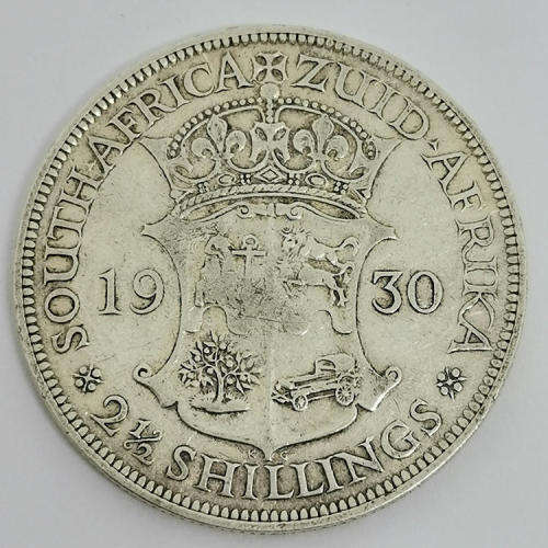South Africa 1930 half crown VF