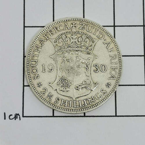 South Africa 1930 half crown VF
