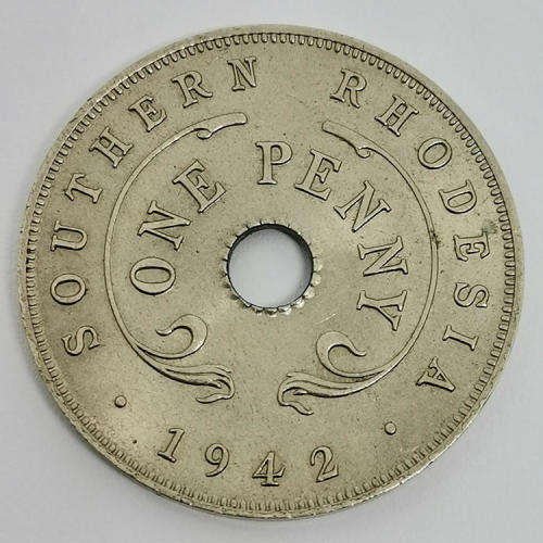 1942 Quality Southern Rhodesia one penny - uncirculated