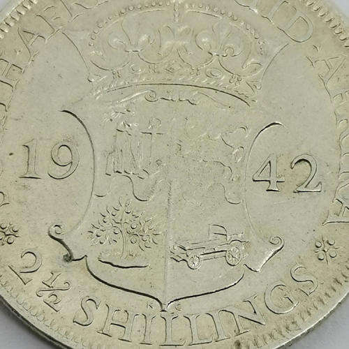 South Africa 1942 half crown EF+