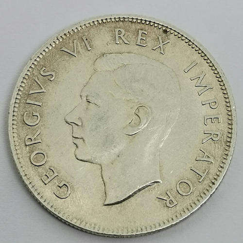 South Africa 1942 half crown EF+