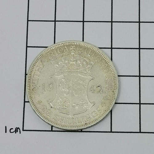South Africa 1942 half crown EF+