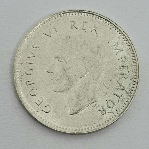 South Africa 1944 tickey 3d - uncirculated