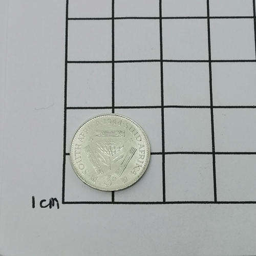 South Africa 1944 tickey 3d - uncirculated