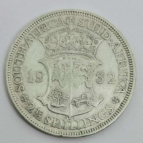 South Africa 1932 half crown VF+