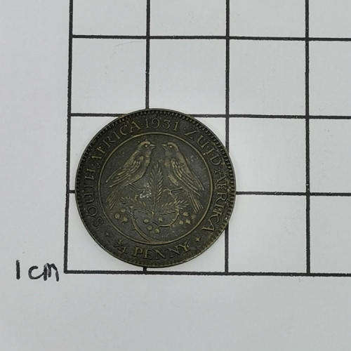 South Africa 1931 farthing AU -  Zuid