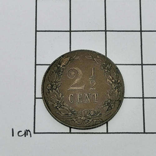 1905 Netherlands 2 ½ cent