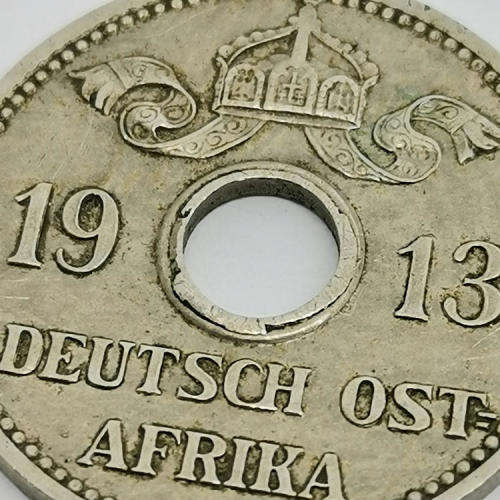 German East Africa 1913 Five Heller