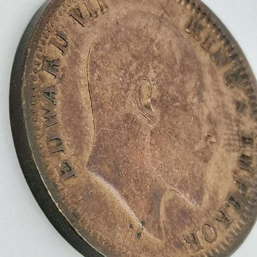 India 1903 quarter Anna - XF+