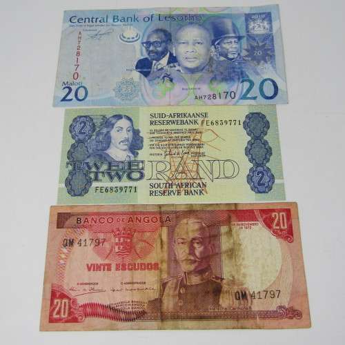 Lot of 10 bank notes from Africa - some excellent
