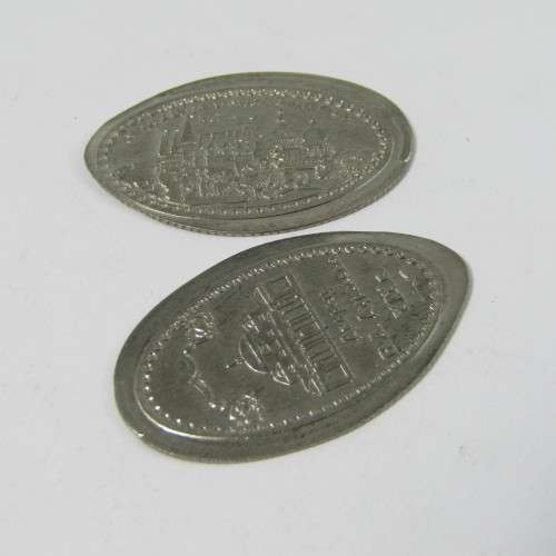 Lot of 13 Russian elongated coins