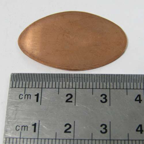 Lot of 4 elongated coins with fish